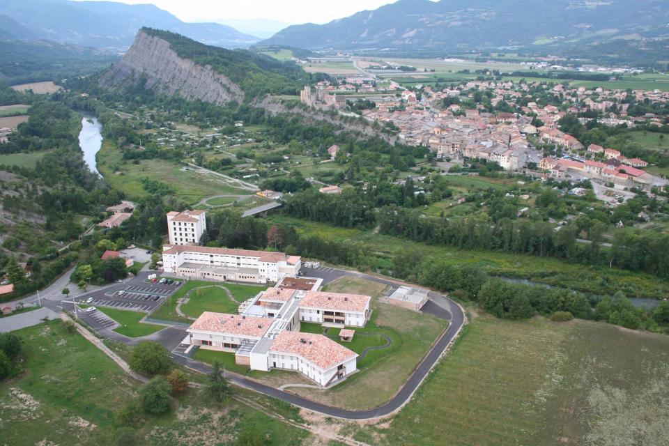 Vue aérienne du Centre Médical "La Durance"