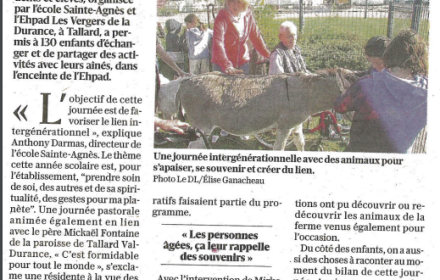 Rencontre avec l'école Ste Agnès