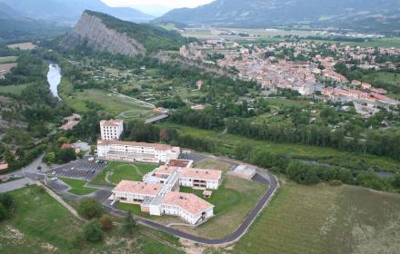 Vue aérienne du Centre Médical "La Durance"